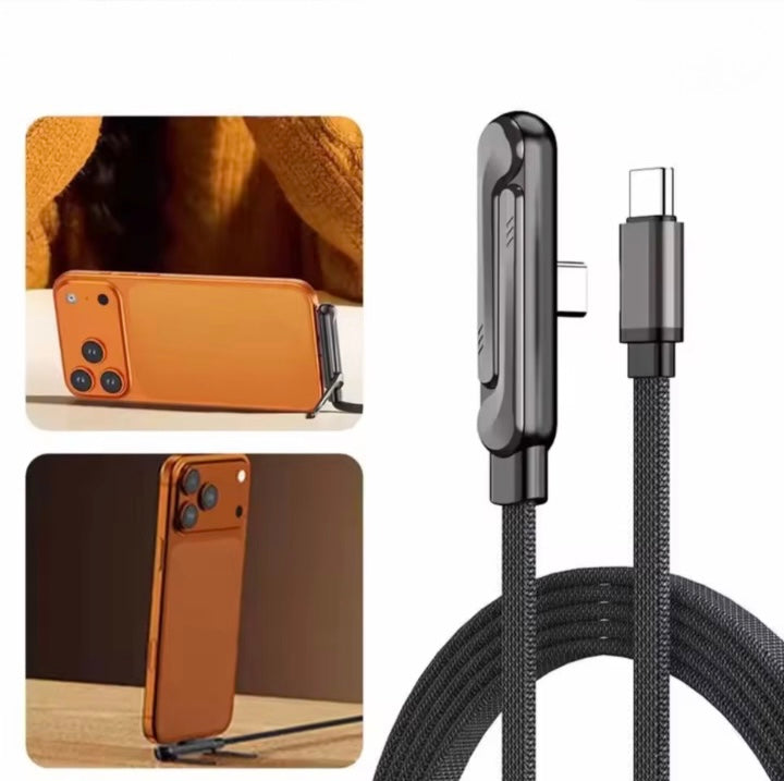 2 i 1 laddkabel med mobilstativ-köp din nu